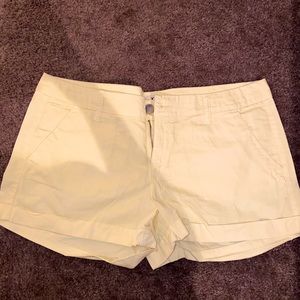 Pastel yellow American Eagle shorts